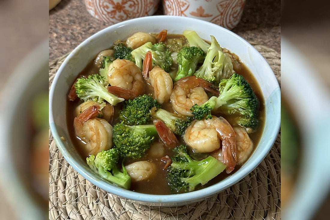 How To Cook Filipino Garlic Prawn Broccoli Stir Fry