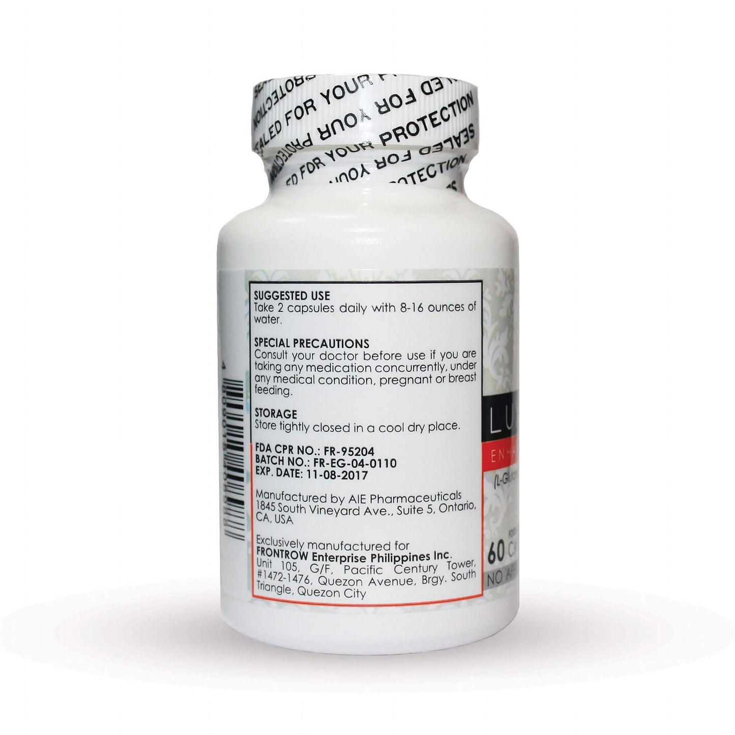 Luxxe White - Enhanced Glutathione Skin Whitening Supplements